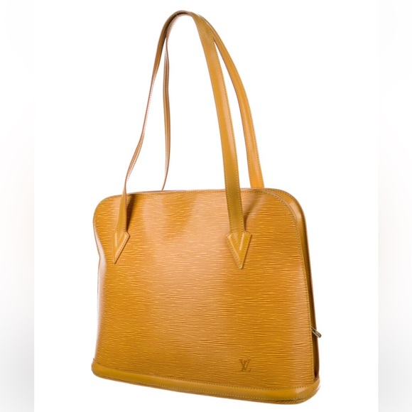 Louis Vuitton Epi Lussac Yellow Shoulder Bag - Picture 2 of 14